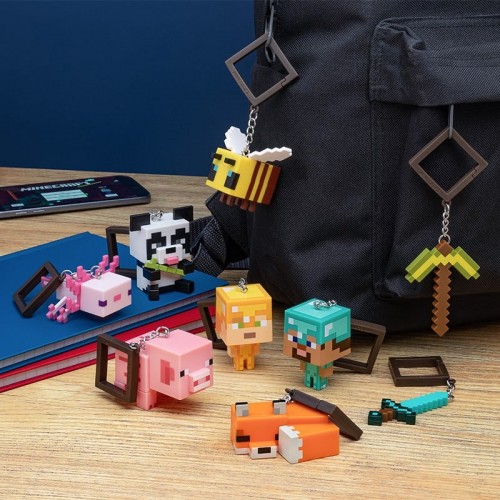 Minecraft Backpack Buddies/Atslēgu Piekariņš (Jauns)