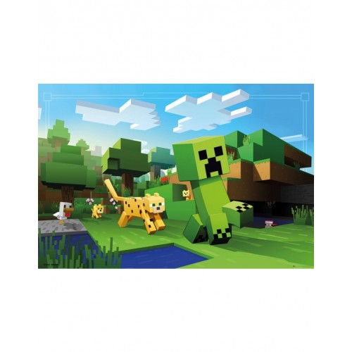Plakāts Minecraft Ocelot Chase (91.5 x 61cm) FP4300 (Jauns)
