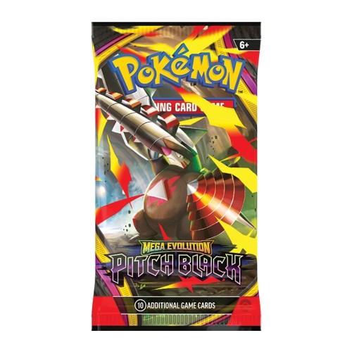 Pokemon Cards/Kārtis TCG Mega Evolution Pitch Black Booster 1paka (Jauna)