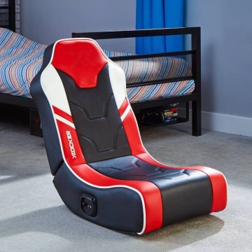 X Rocker Shadow 2.0 Floor Chair for Kids/Bērniem Red (Jauns)