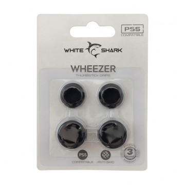 PlayStation 5 Thumb Grips White Shark PS5 Wheezer Black (Jauni)