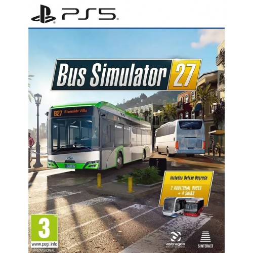 Bus Simulator 27 (Includes Deluxe Upgrade Pack) Rezervē Jau Tagad PlayStation 5 (Jauna)