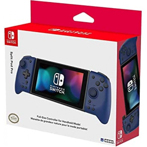 Oficiāli Licencēts Hori Nintendo Switch Split Pad Pro Controller/Pults Zila (Jauna)
