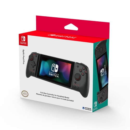 Oficiāli Licencēts Hori Nintendo Switch Split Pad Pro Controller/Pults Black (Jauna)